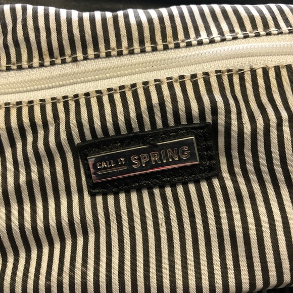 Call It Spring Black Tote Handbag - Like New - Picture 3 of 4
